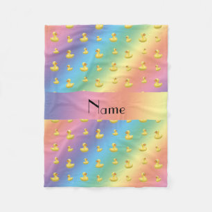 Couverture Polaire Motif en caoutchouc personnalisé de canard
