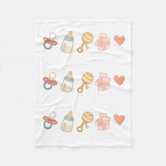Couverture Polaire Motif Essentiels Bébé
