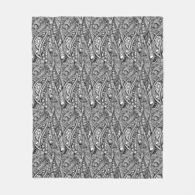 Couverture Polaire Motif ethnique 3 (Devant)