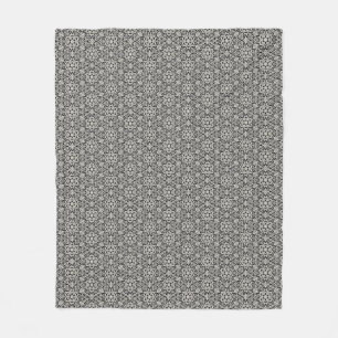 Couverture Polaire Motif floral arabe