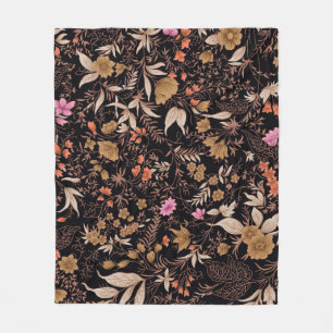 Couverture Polaire Motif floral paisley incomparable