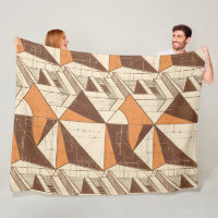 Motif géométrique en arche rétro des années 1970 e