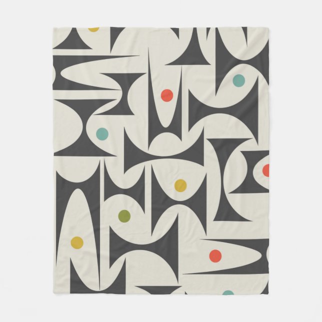 Couverture Polaire Motif géométrique MCM Lampe de bain Mat (Devant)