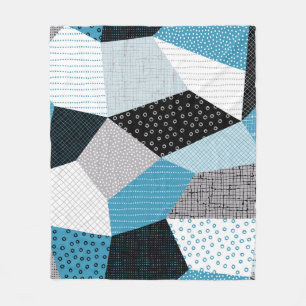 Couverture Polaire Motif géométrique sans couture, mosaïques. Freeh