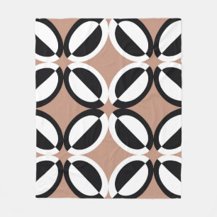 Couverture Polaire Motif géométrique transparent