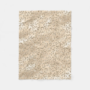 Couverture Polaire Motif imprimé de peau de léopard guépard animal