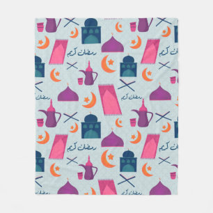 Couverture Polaire Motif Joyeux Ramadan