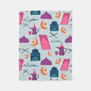Couverture Polaire Motif Joyeux Ramadan