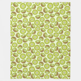 Couverture Polaire Motif Kiwi coupé