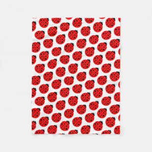 Couverture Polaire Motif Ladybug
