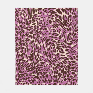 Couverture Polaire Motif léopard, Empreinte de léopard, Poster de ani