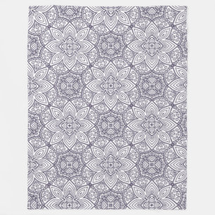 Couverture Polaire Motif Mandala