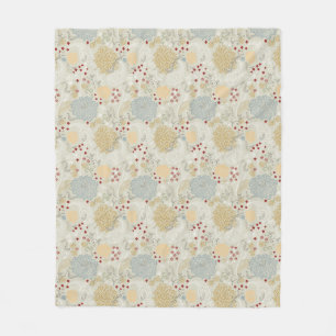 Couverture Polaire motif montrant le jardin bouclé
