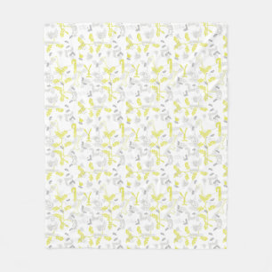 Couverture Polaire motif montrant les animaux 2 de bébé