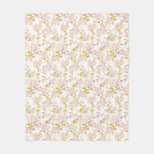 Couverture Polaire motif montrant les animaux lunatiques