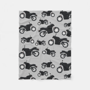 Couverture Polaire Motif moto