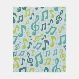Couverture Polaire Motif musical