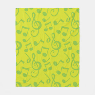 Couverture Polaire Motif musical