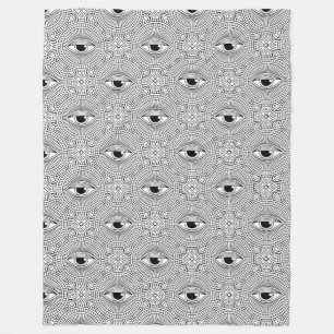 Couverture Polaire Motif oeil mal