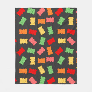 Couverture Polaire Motif Ours en Gélatine