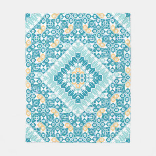 Couverture Polaire Motif palestinien Broderie Design imprimé