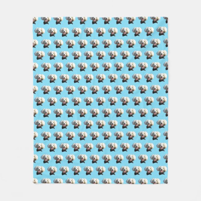 Couverture Polaire Motif photo personnalisé Chien Chien Chien Chien C (Devant)