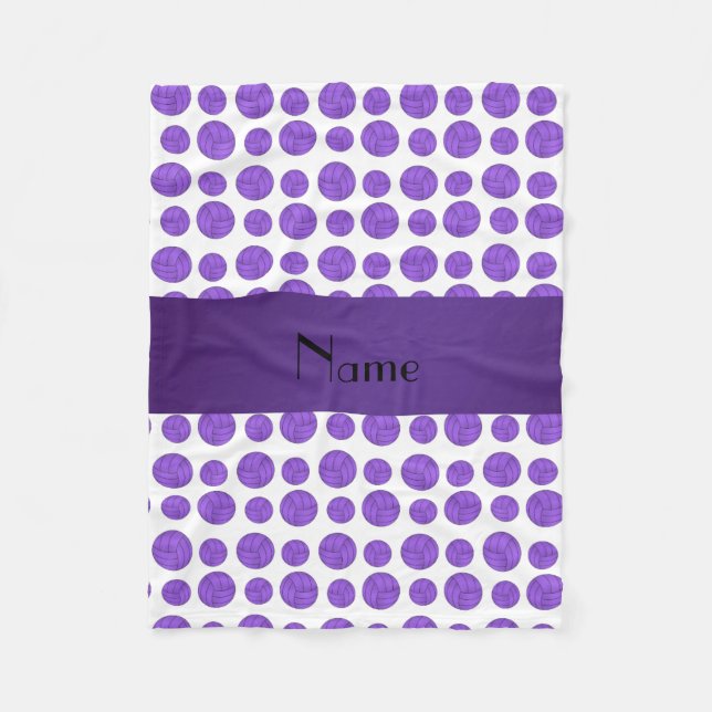 Couverture Polaire Motif pourpre nommé fait sur commande de (Devant)