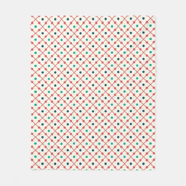 Couverture Polaire Motif rétro amusant (Devant)