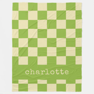 Couverture Polaire Motif rétro esthétique de tableau de contrôle Nom 
