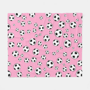 Couverture Polaire Motif sans couture de ballon de football