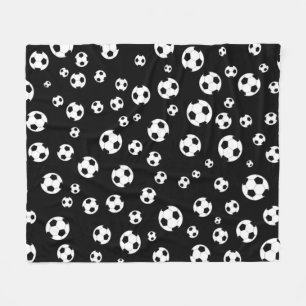 Couverture Polaire Motif sans couture de ballon de football