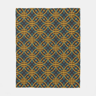 Couverture Polaire Motif sans couture en batik indonésien sur