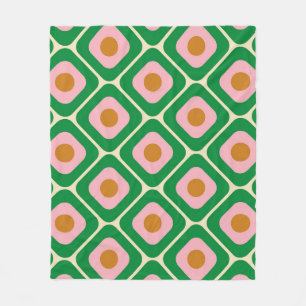 Couverture Polaire motif sans Seamless des années 70. 60s et les anné