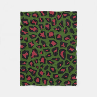 Couverture Polaire Motif sans voile Leopard