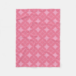 Couverture Polaire Motif shippo rose