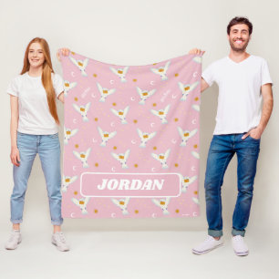 Couverture Polaire Motif Solstice Hedwig Rose
