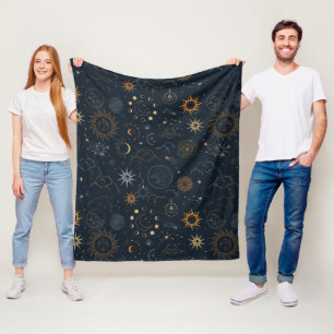 Couverture Polaire Motif Stars & Planètes