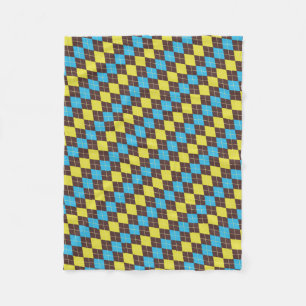 Couverture Polaire Motif Tartan Écossais des Années 70