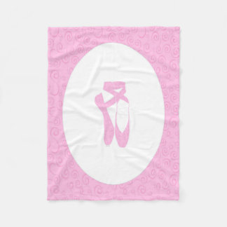Couverture Polaire Motif Team Pointe Ballet Candy Curls