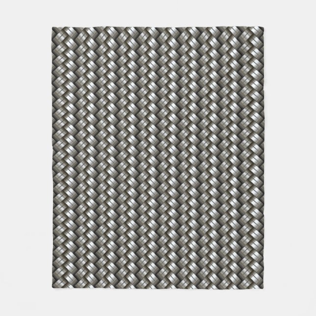 Couverture Polaire Motif tissé en métal (Devant)