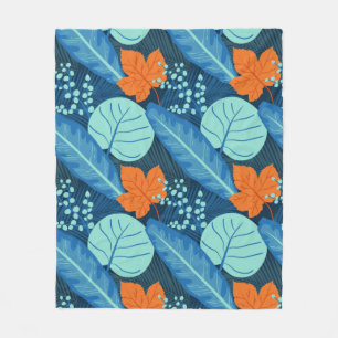 Couverture Polaire Motif tropical Plante Art Plante Vie Art Feuilles