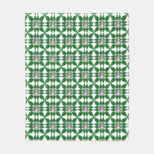 Couverture Polaire Motif vert