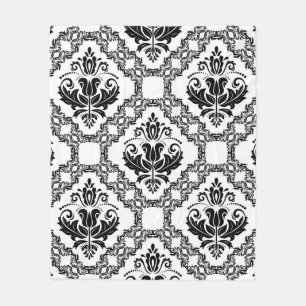 Couverture Polaire Motif vintage classique sans soudure. Orientation 