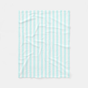 Couverture Polaire Motif vintage de rayures de couleurs en pastel de
