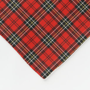 Couverture Polaire Motif vintage rouge classique de plaid