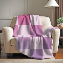 Motif Violet Dégradé à Carreaux Rétro