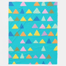 Motif Whimsical et Triangle mignon en Turquoise