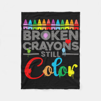 Couverture Polaire Motivation De La Santé Mentale Dire Crayons Crayon