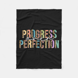 Couverture Polaire Motivation Femmes Enseignante Chemise Progrès sur