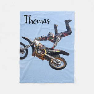 Couverture Polaire Motocross Motocross Racing Personnalisé
